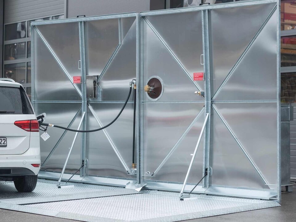 Betriebstankstelle im Einsatz