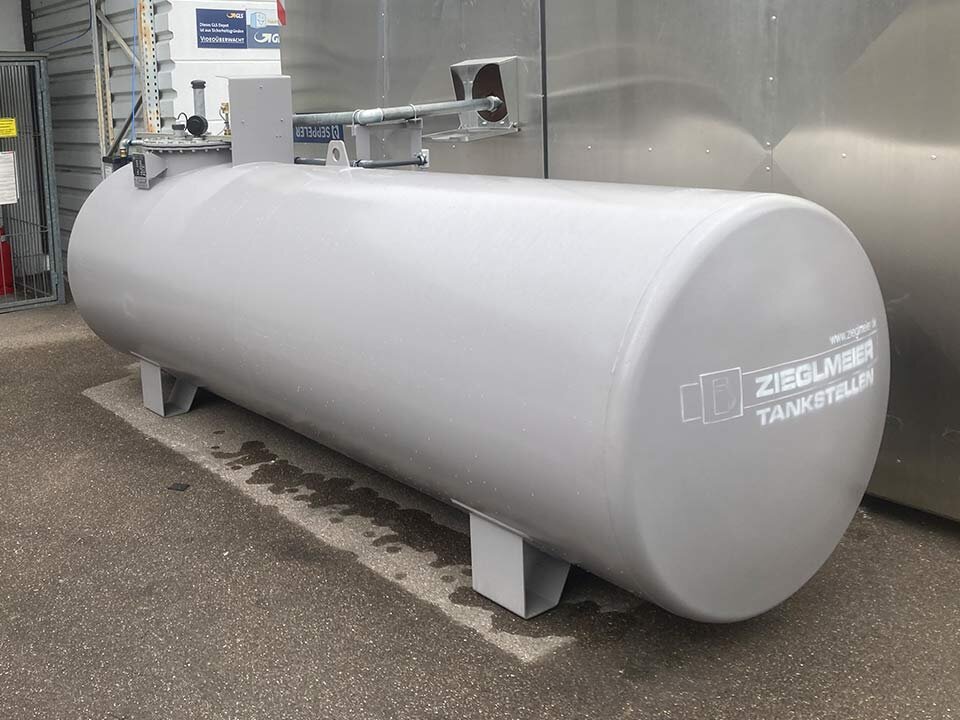 Lagerung Diesel gemieteter Tank