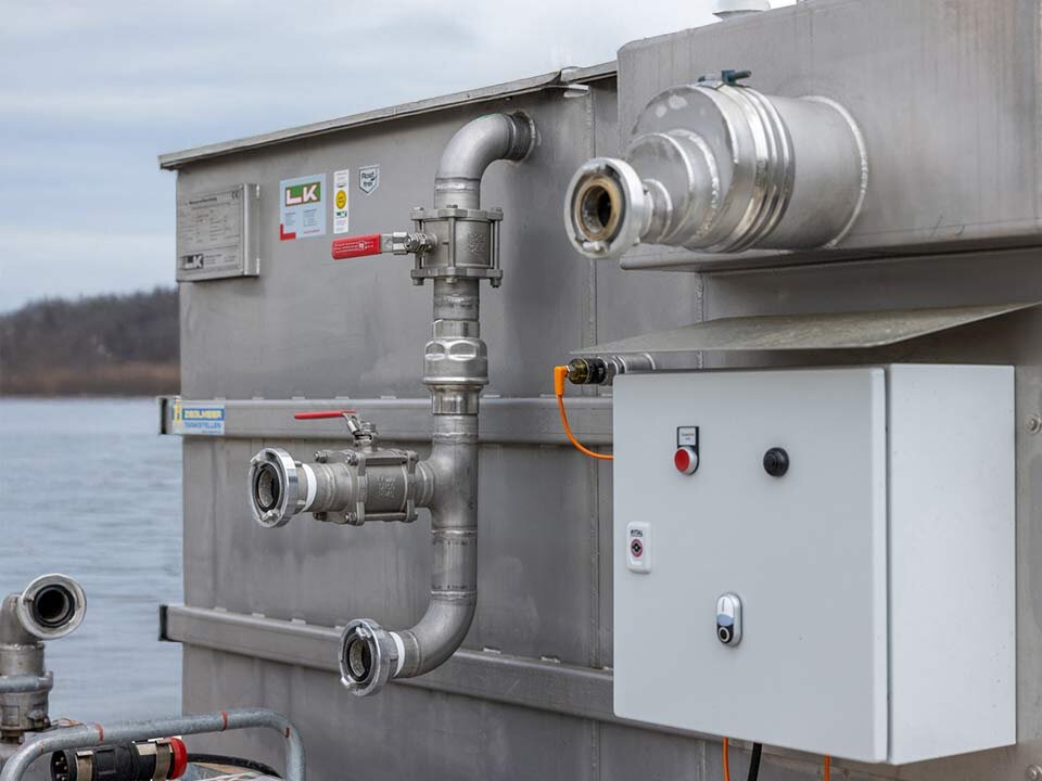 Technische Ausstattung mobiler Ölabscheider