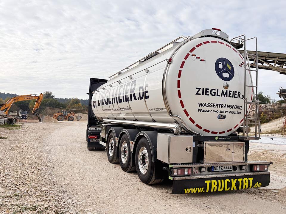 Wasserlieferung Baustelle