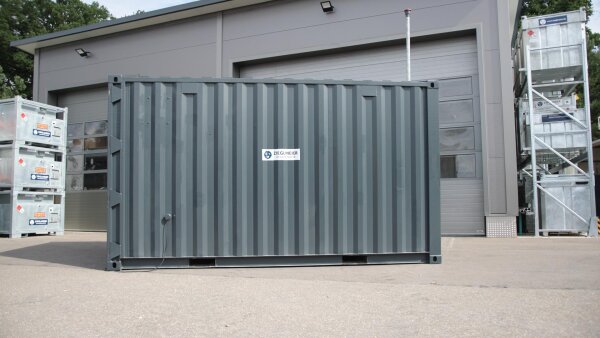 Fueltainer-6000L-Mobile-Tankstelle-Fuer-Diesel-HVO-und-Benzin-AwSV-IBC-15Ft-Containertank mieten