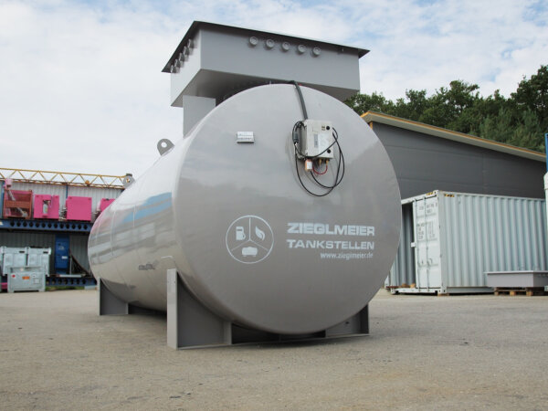 Stahltank 20.000 L doppelwandig mieten – Oberirdischer Heizöl- & Dieseltank für Netzersatzanlagen (NEA)