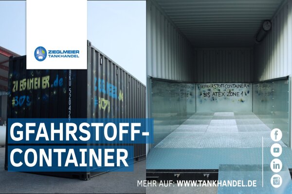 SafetyTainer XLplus 20 mieten – Gefahrstoffcontainer nach AwSV & WHG