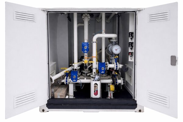 Mobiler ATEX-Tankcontainer für Flugzeug- und Hubschrauberbetankung – Benzin (A1) – ISO 20 ft – Miete