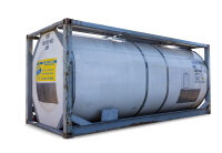 Tankcontainer 25.000 l Edelstahl isoliert – ideal...