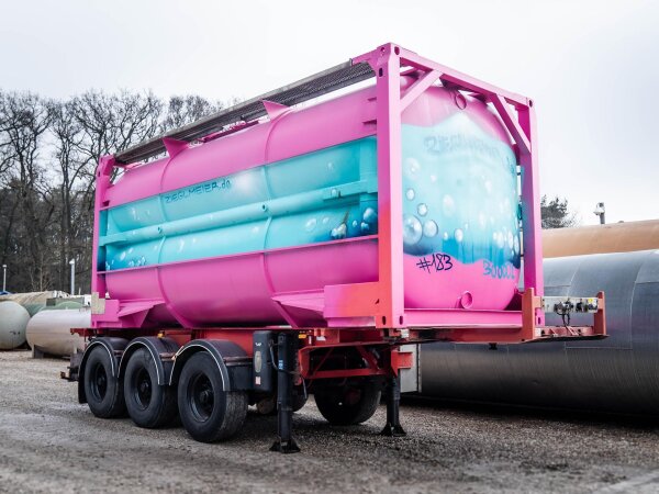 TankTainer 30.000 Liter mieten – Edelstahl Tankcontainer & mobiler Löschwassertank