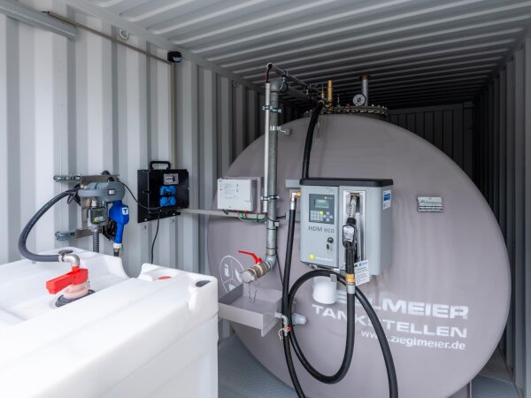 FuelTainer 10.000 L mieten – Doppelwandiger Tankstellencontainer für Diesel & AdBlue®, AwSV- & WHG-konform