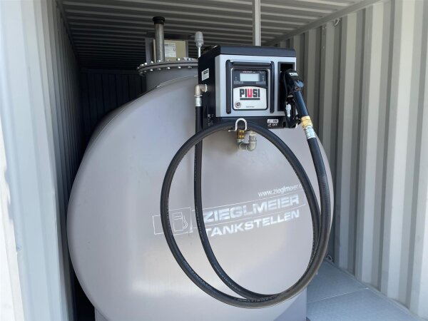 Tankstellen-Container 10.000 Liter mieten – FuelTainer Dieseltank, doppelwandig & AwSV-konform für Baustellen & Betriebe