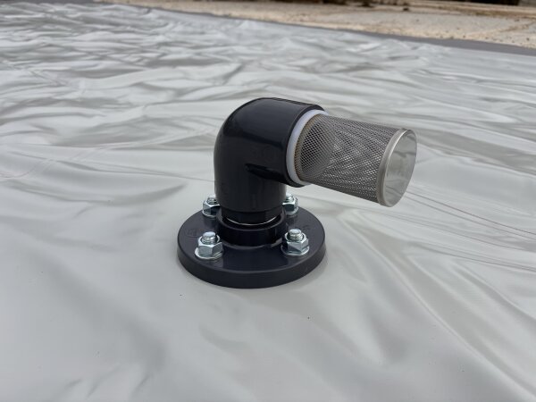 Löschwasserzisterne/Löschwasserkissen bis 2.500.000 Liter – mobiles Komplett-Set DIN 14230 mit Saugstelle DIN 14244