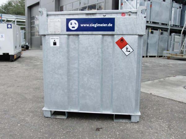 Mobile Tankstelle QUADRO-BLUE 1000-230 mieten – Doppelwandig, AwSV-zugelassen, 980 L Diesel + 170 L AdBlue®
