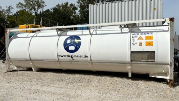 TankTainer 37.000 Liter mieten – mobiler Tankcontainer, Löschwassertank & Revisionstank für Gefahrstofflagerung