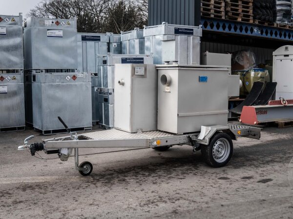 Mobiler Ölabscheider für Trafoölwannen – NG 10 auf Anhänger mieten