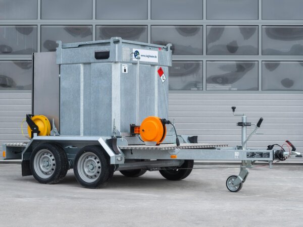 FuelTrailer 950l - mobile Tankstelle für Benzine & Jet A1 mieten