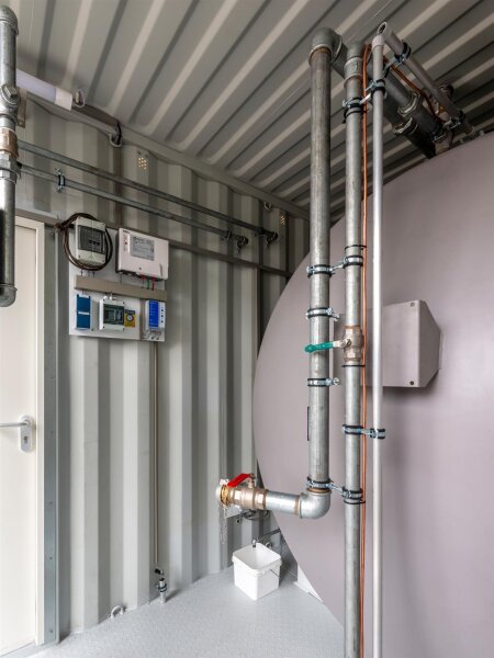 FuelTainer 30.000 Liter mieten – Tankstellencontainer für Diesel & HVO mit HDM 100/60 Zapfsäule, WHG- & AwSV-konform