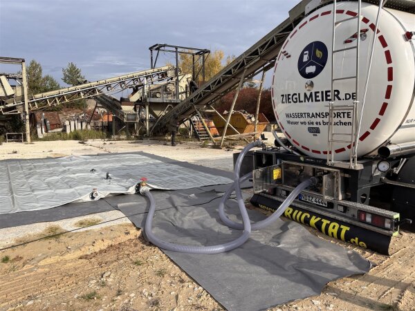 Wasserlieferung per Tankwagen – bis 26.000 L Frisch- & Löschwasser für Baustellen, Container & Industrie